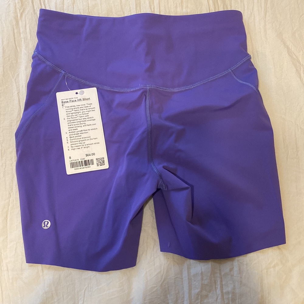 Base Pace HR short 6”